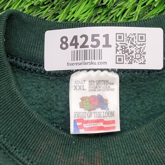 Vintage Alaska Ketchikan Totem Sweatshirt 2XL 26x26 Boxy USA - Picture 11 of 16